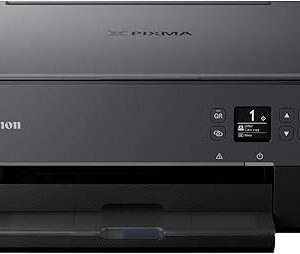 Canon PIXMA TS6420a All-in-One Wireless Inkjet Printer [Print,Copy,Scan], Black, Works with Alexa